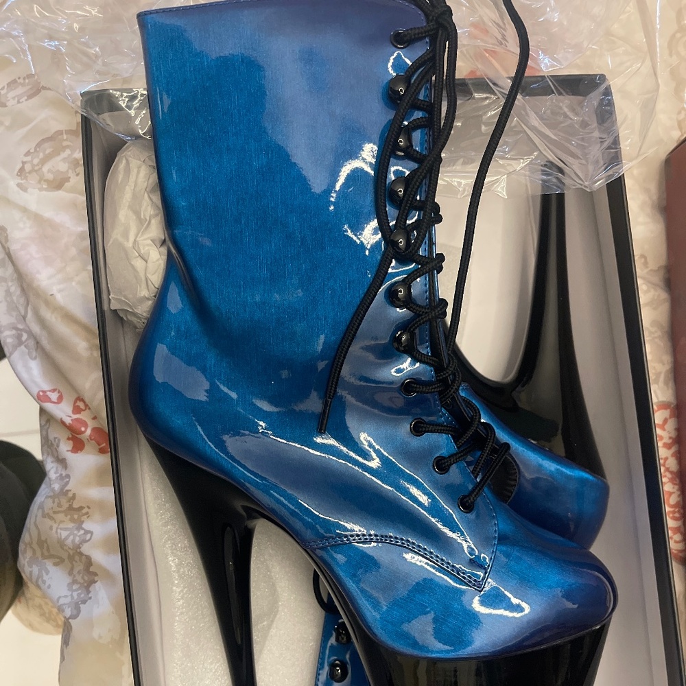 Platform exotic dance wear boots